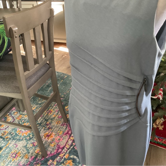 Ivanka Trump Asymmetrical Blue Dress - Picture 2 of 6